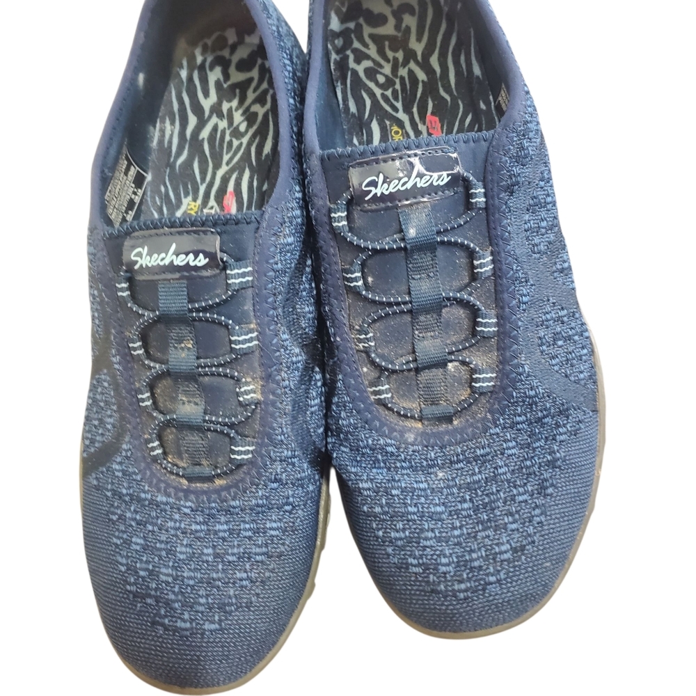 Sketchers Slip-ins: Brilliance - Night Shift Navy Blue Size 9 - Picture 2 of 5